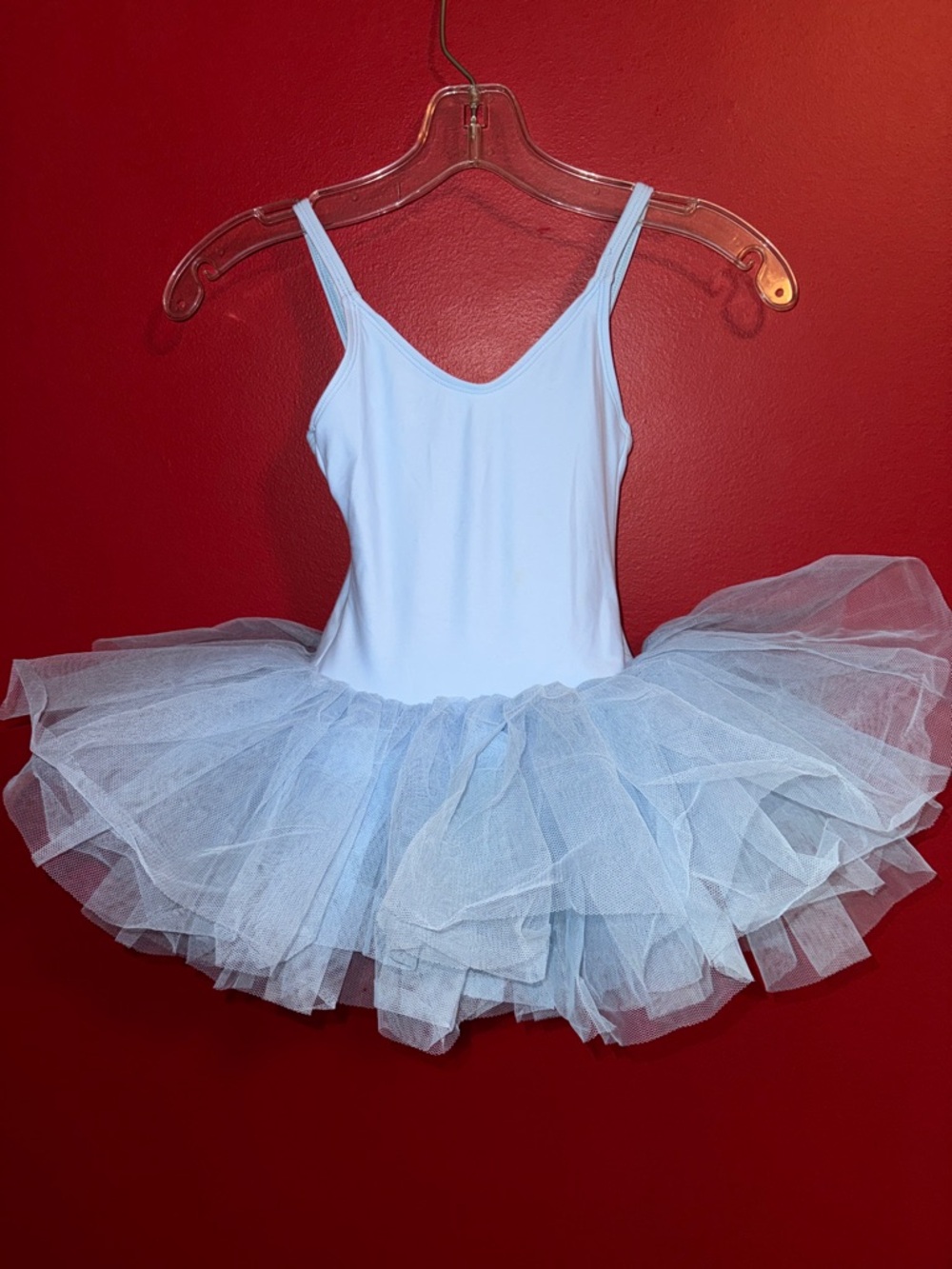 Girls Light Blue Ballet Tulle Tutu Dancewear